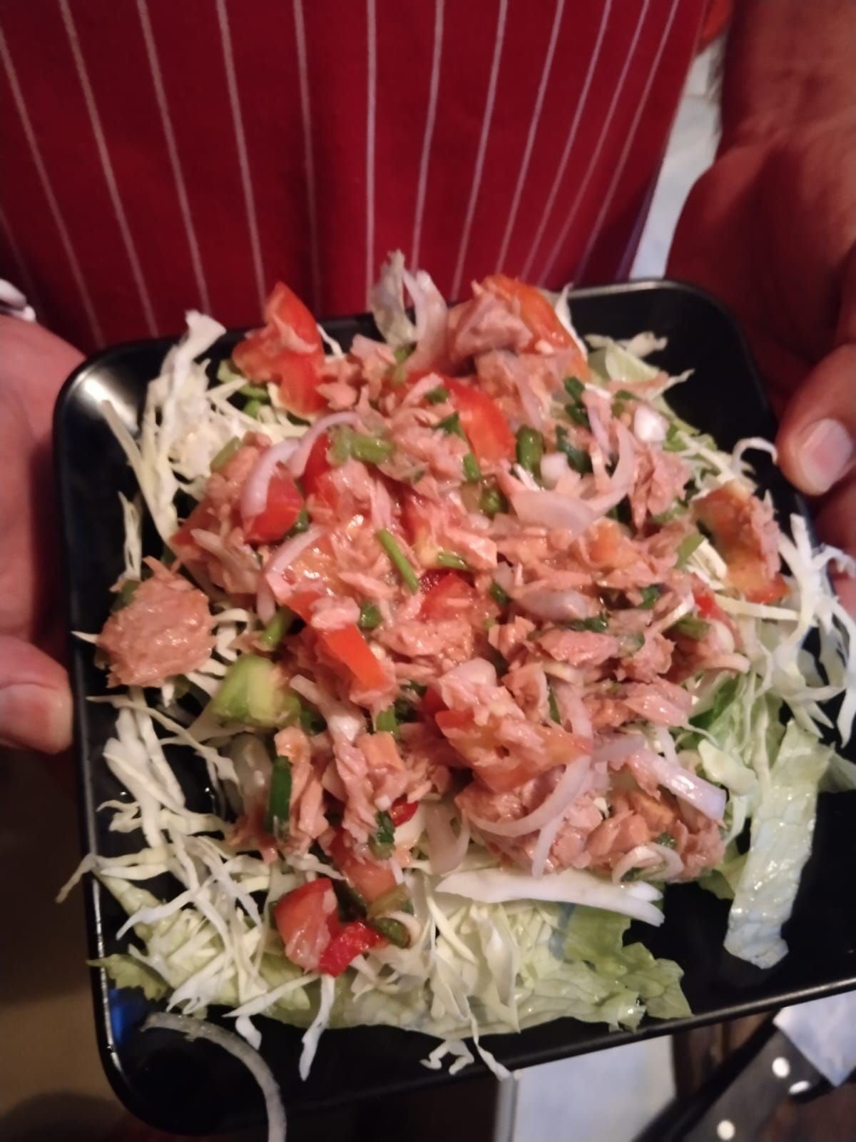 Grüner Gemüsesalat